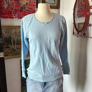 dnla sport baby blue long sleeve thermal shirt